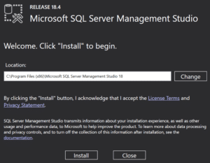 Sql Server Management Studio
