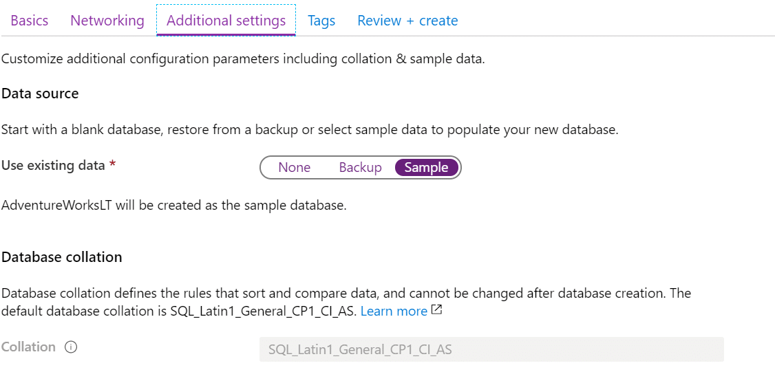 Additional Settings