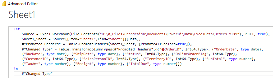Advanced Editor