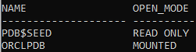 Steps To Open The Pluggable Database