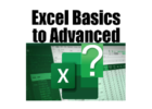 Excel Basics to Advanced Practice Questions